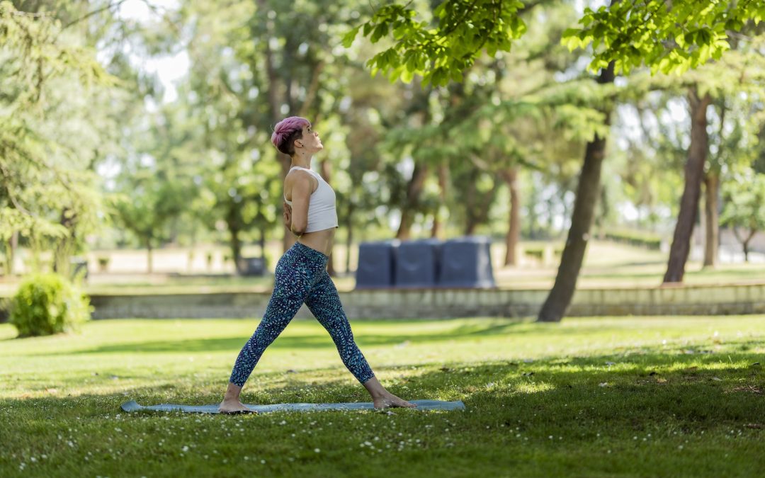 Yoga at morning